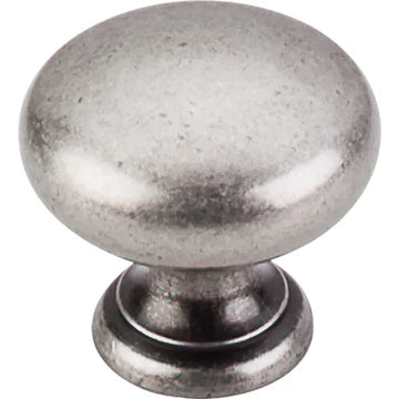 Somerset II Mushroom Knob 1 1/4'' M286 Antique Pewter