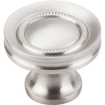 Asbury Button Faced Knob 1 1/4'' M292 Brushed Satin Nickel
