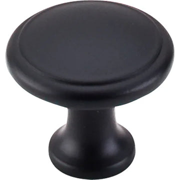 Nouveau Ringed Knob 1 1/8'' M378 Flat Black