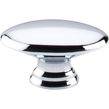 Nouveau Oval Knob 1 1/2'' M380 Polished Chrome