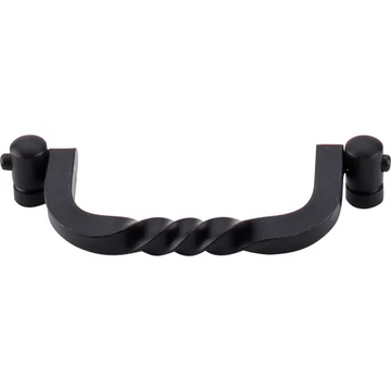 Normandy Twist Drop Pull 3 3/4'' cc M644 Patina Black
