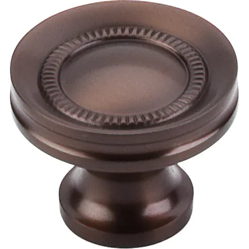 Oil Rubbed Button Faced Knob 1 1/4'' M755