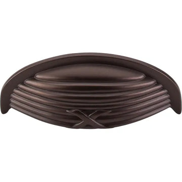 Edwardian Ribbon & Reed Cup Pull 3'' cc M940 Oil Rubbed Bronze