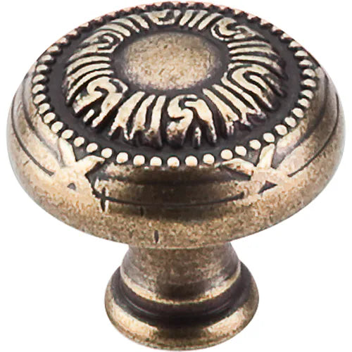 Edwardian Ribbon Knob 1 1/8'' M960 German Bronze