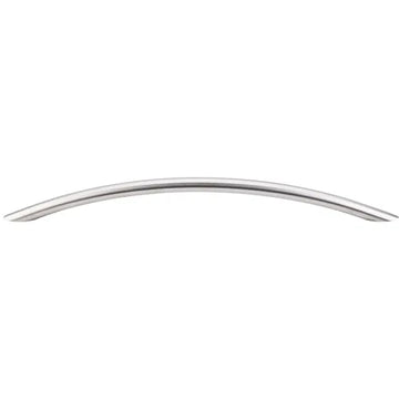 Stainless Solid Bowed Bar Pull 8 13/16'' cc 17