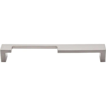 Sanctuary II Modern Metro Notch Pull A 7'' cc TK257BSN Brushed Satin Nickel