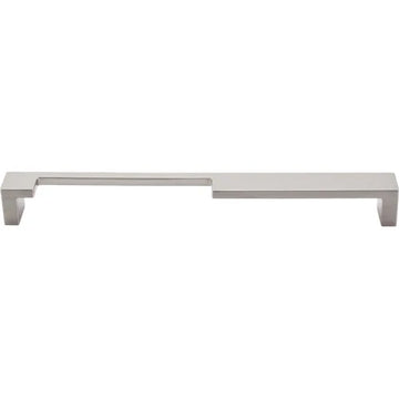 Sanctuary II Modern Metro Notch Pull A 9'' cc TK258BSN Brushed Satin Nickel