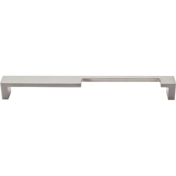 Sanctuary II Modern Metro Notch Pull B 9'' cc TK261BSN Brushed Satin Nickel