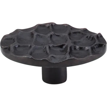 Cobblestone Oval Knob Large 2 5/8'' TK299CB Coal Black
