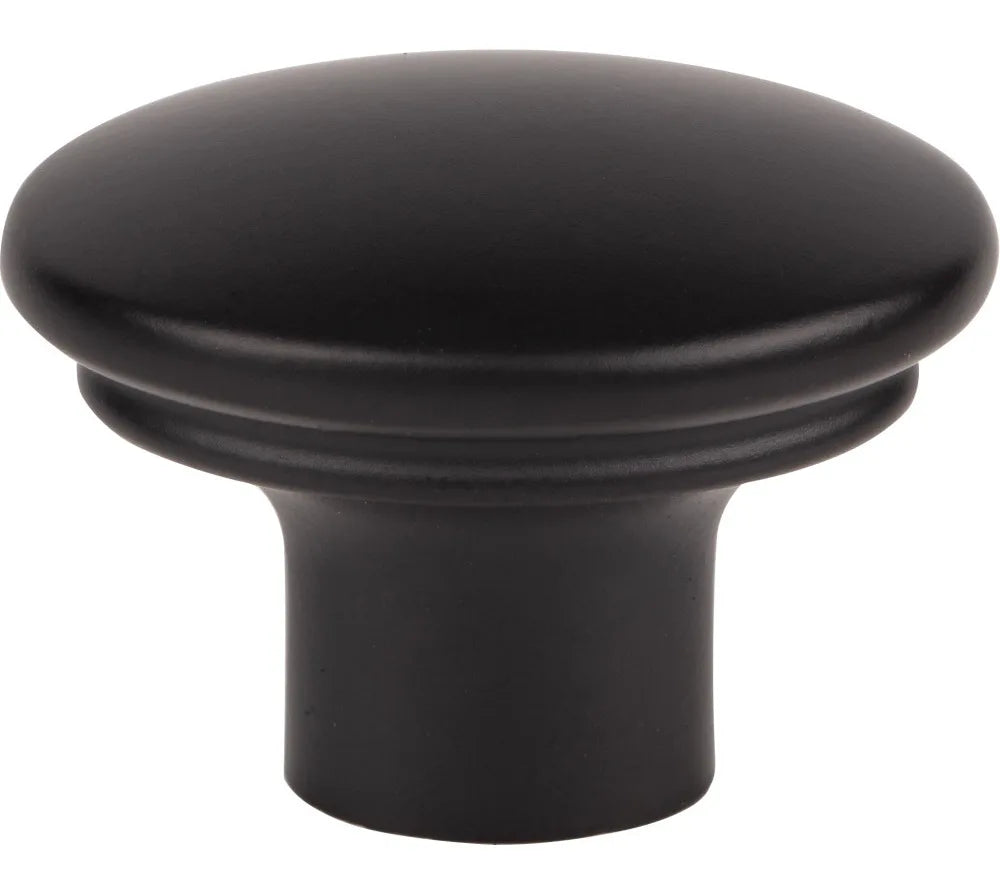 Ellis Julian Oval Knob 1 1/4'' Flat Black TK3051BLK