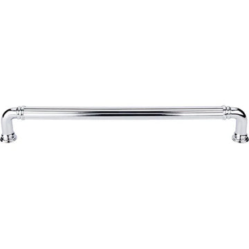 Chareau Reeded Appliance Pull 18'' cc TK328PC Polished Chrome