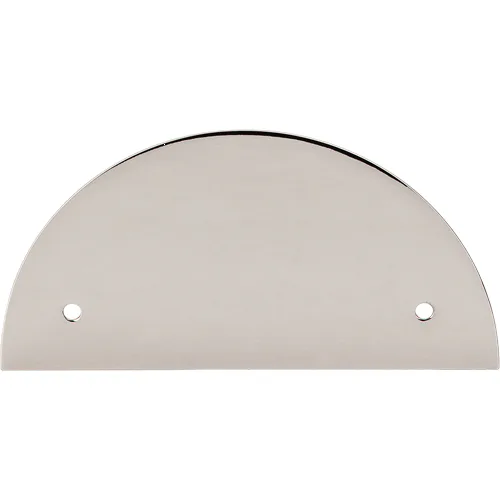 Sanctuary Half Circle Backplate 3 1/2'' cc TK54PN Polished Nickel