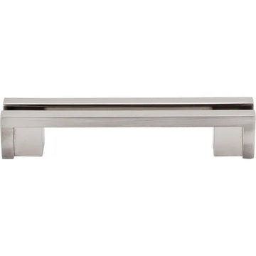Sanctuary Flat Rail Pull 3 1/2'' cc TK55BSN Brushed Satin Nickel