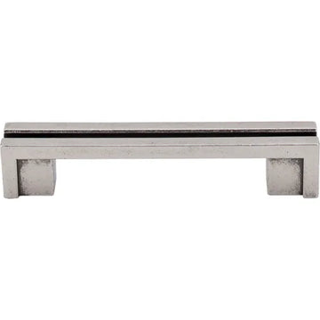 Sanctuary Flat Rail Pull 3 1/2'' cc TK55PTA Antique Pewter