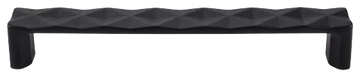 Mercer Quilted Pull 6 5/16'' cc TK563BLK Flat Black
