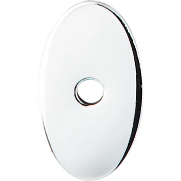 Sanctuary Oval Backplate Small 1 1/4'' TK58PC Polished Chrome