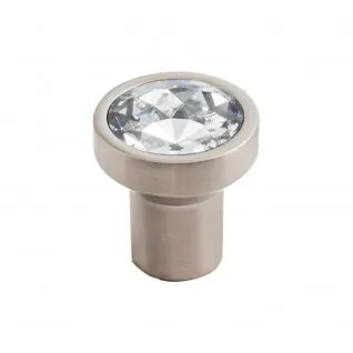 Barrington Wentworth Crystal Round Knob 1 1/8'' Base