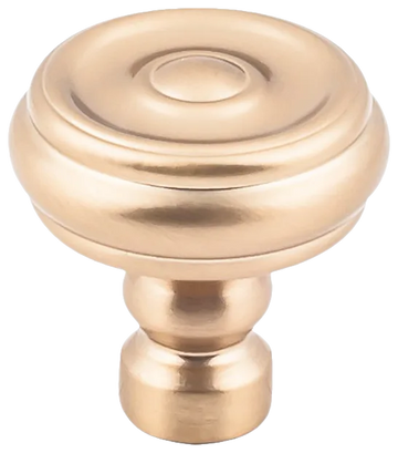 Brixton Button Knob 1 1/4 Inch in Honey Bronze TK882HB