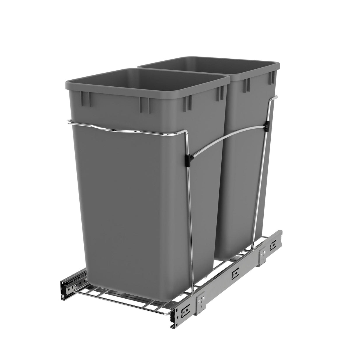 Rev-A-Shelf Double 27 Qrt Pull-Out Waste Containers RV-15KD