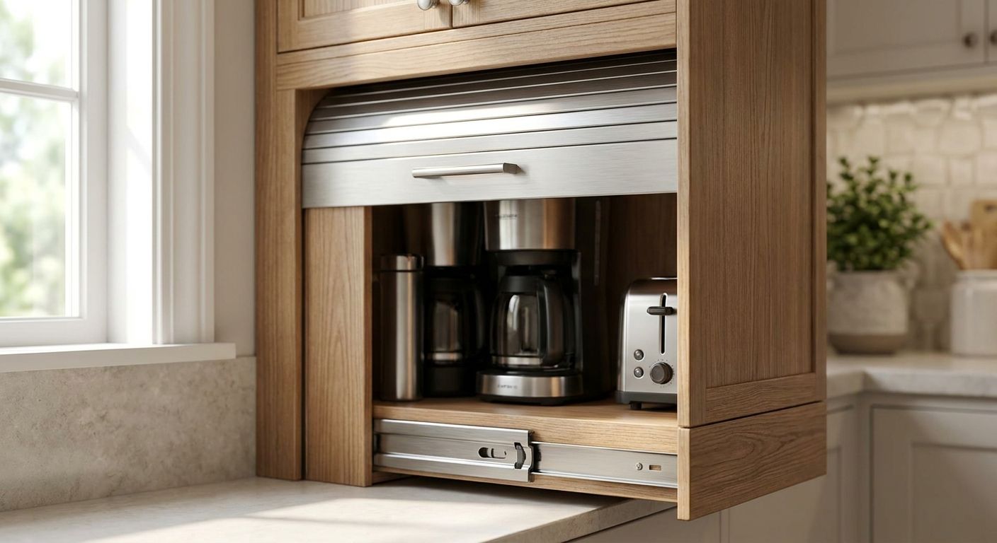 Tambour Door Hardware for Appliance Garages (2026 Guide)