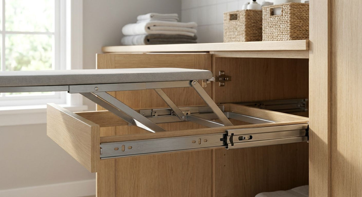 Pull-Out Ironing Board Hardware for Laundry Cabinets 2026