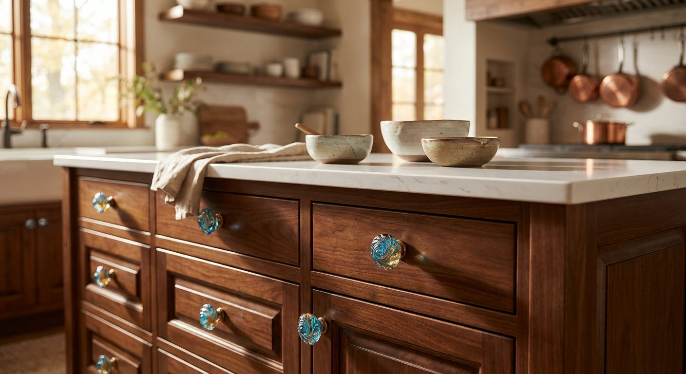 Aquila Art Glass Knobs for Kitchen Islands: 2026 Verdict