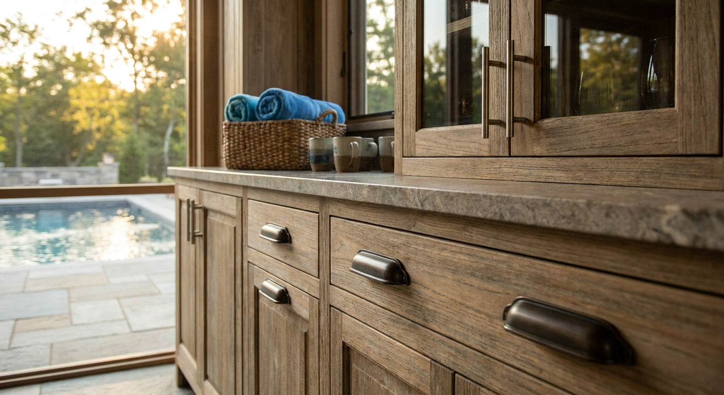 Best Cabinet Hardware for Pool House Cabinets (2026)