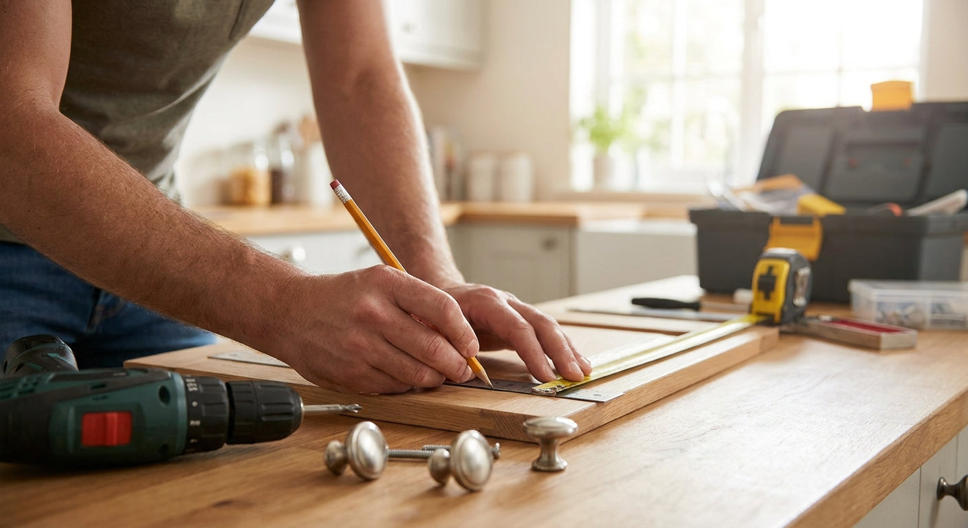 Install Cabinet Knobs Without a Jig (2026 Guide)