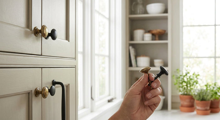 How to Mix Cabinet Hardware Finishes (2026 Guide)