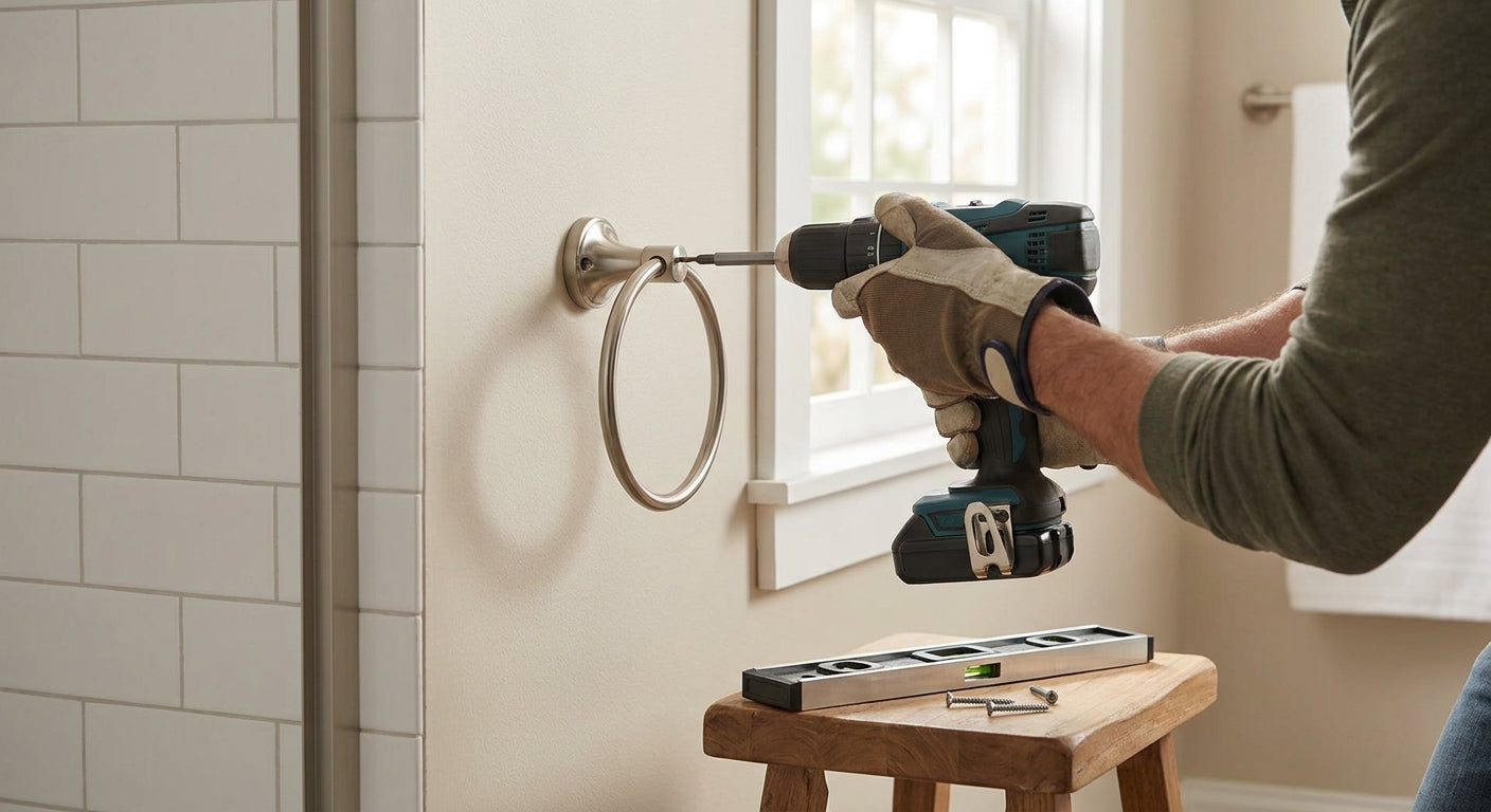 How to Install Towel Rings on a Wall (2026 Guide)