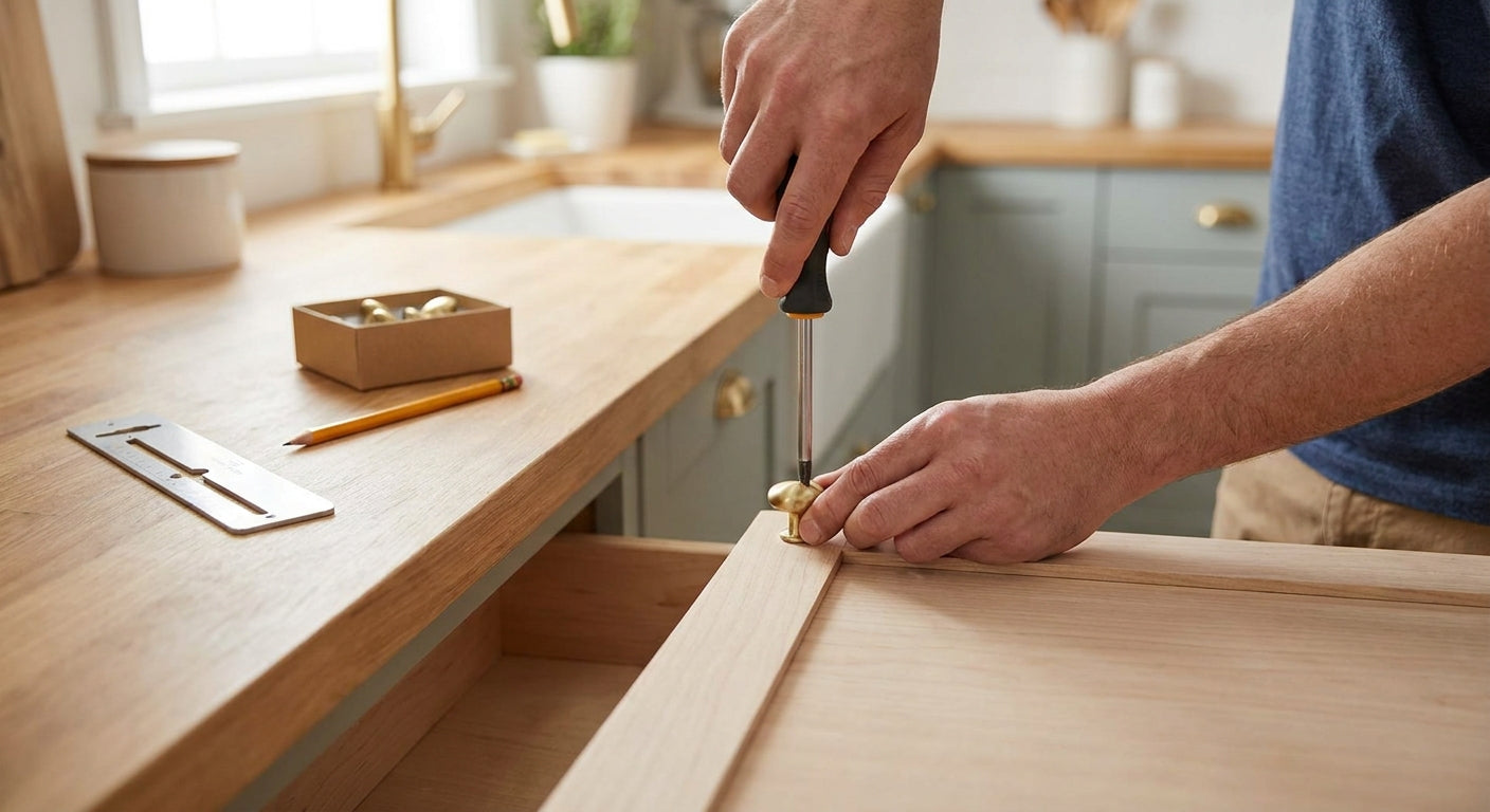 How to Install Cabinet Knobs (2026 Step-by-Step Guide)