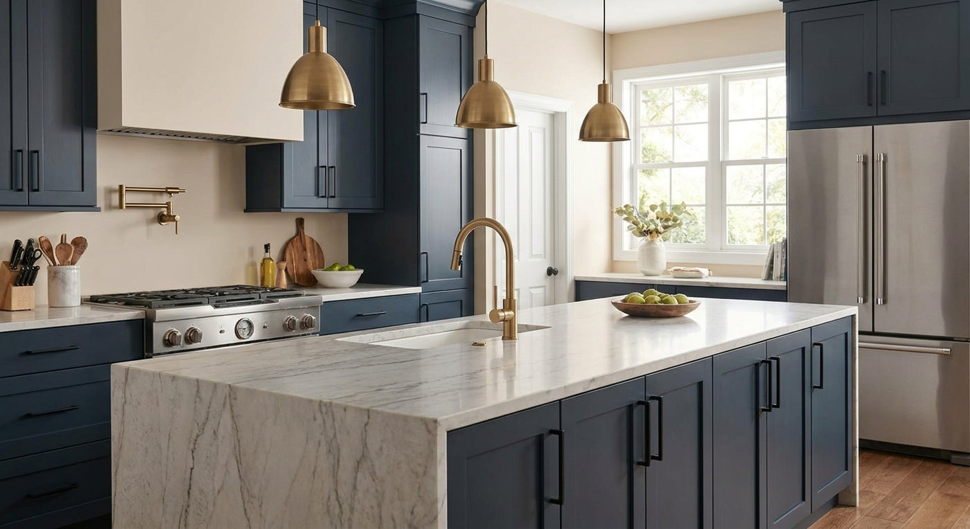 How to mix metal finishes in a kitchen