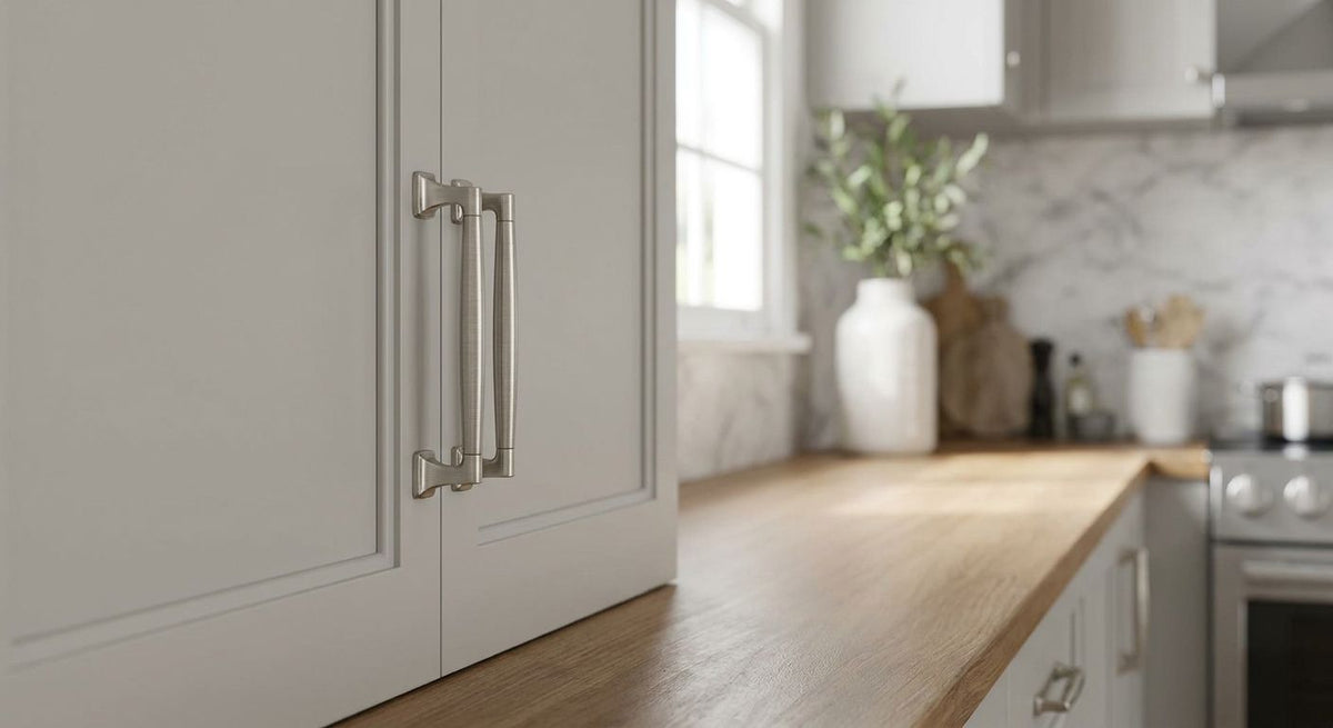 Brushed Nickel Cabinet Hinges for Transitional Kitchens 2026