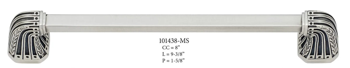 Urban Metro Saville 8'' cc Pull, Satin Nickel Plate 101438/SN