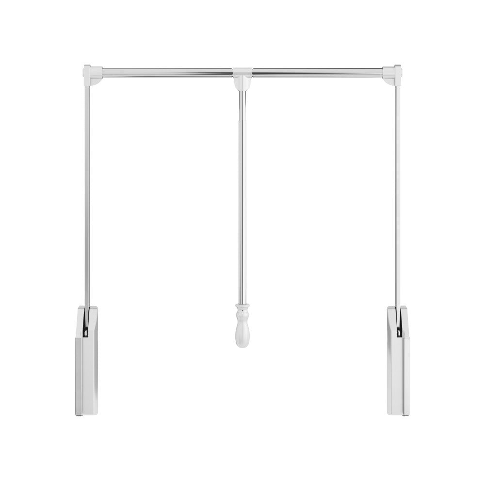 Wardrobe Lifts Polished Chrome Soft-close Expandable Wardrobe Lift for 33'' - 48'' Openings 1532SC-PC