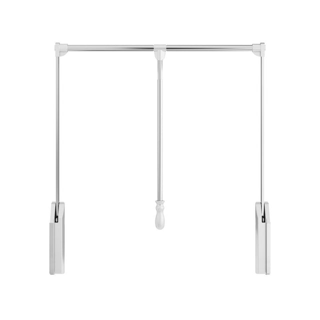 Wardrobe Lifts Polished Chrome Soft-close Expandable Wardrobe Lift for 33'' - 48'' Openings 1532SC-PC