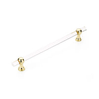Lumiere Transitional Concealed Surface, Appliance Pull, NON-Adjustable Clear Acrylic, 12'' cc