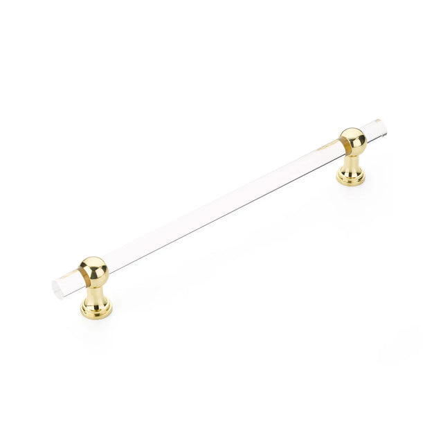 Lumiere Transitional Concealed Surface, Appliance Pull, NON-Adjustable Clear Acrylic, 12'' cc