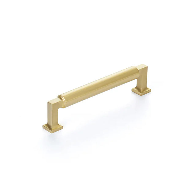 Haniburton Pull, Satin Brass, 5'' cc  475-SB