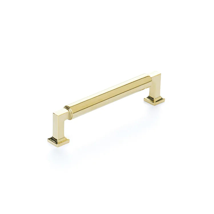 Haniburton Pull, Unlacquered Brass, 5'' cc  475-UNBR