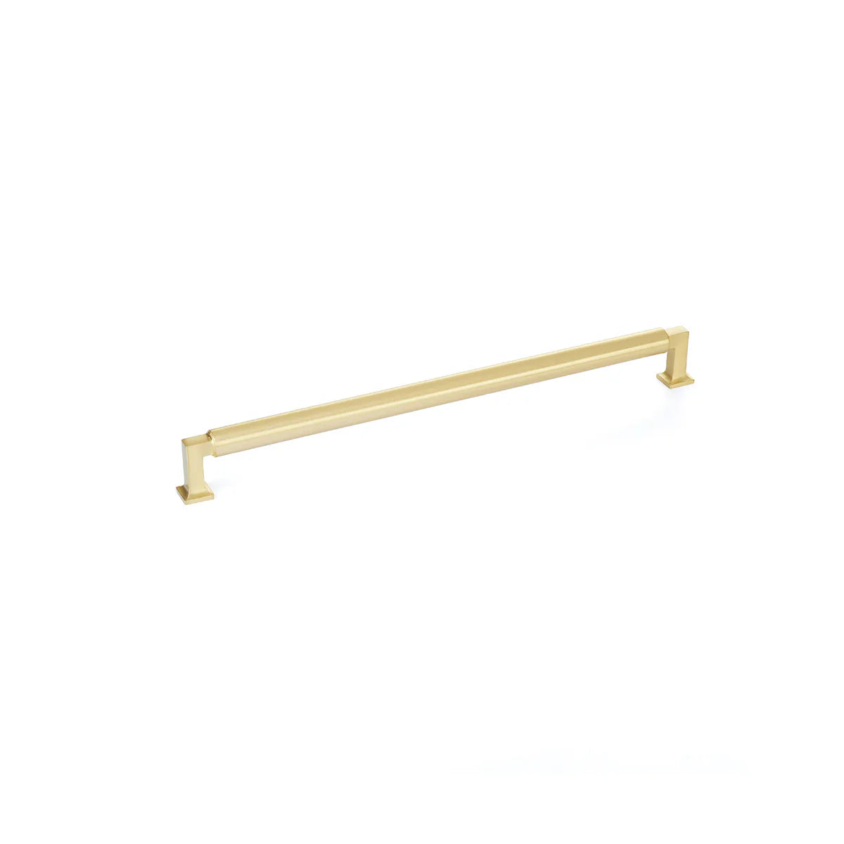 Haniburton Pull, Satin Brass, 12'' cc 481-SB