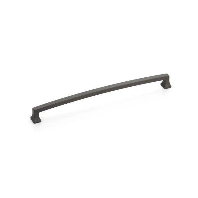 Menlo Park Pull, Arched, Ancient Bronze, 10'' cc 528-ABZ