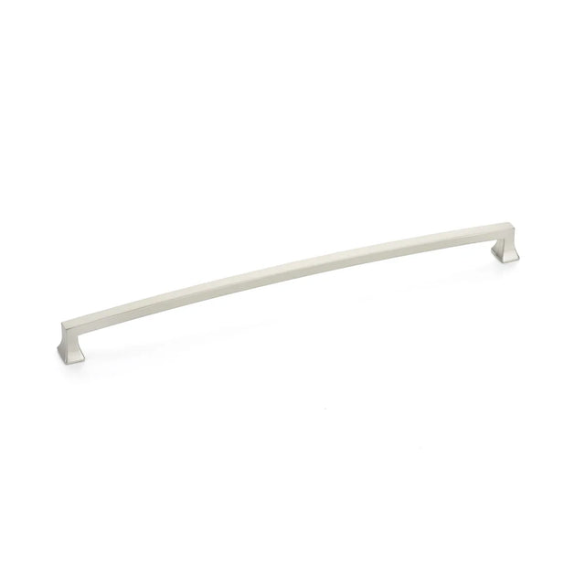 Menlo Park Pull, Arched, Brushed Nickel, 12'' cc 529-BN