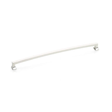 Menlo Park Pull, Arched, Polished Nickel, 12'' cc 529-PN