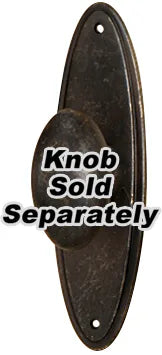 3'' OVAL ESCUTCHEON A1225-3-BARC