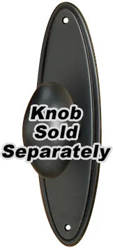 3'' OVAL ESCUTCHEON A1225-3-BRZ