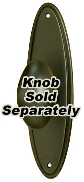 3'' OVAL ESCUTCHEON A1225-3-CHBRZ