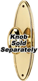 3'' OVAL ESCUTCHEON A1225-3-PB