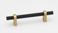 Vita Bella 3 1/2'' Pull Knurled Bar A2901-35