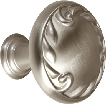 Ornate 1 1/2'' Knob A3650-38-SN